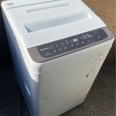 配達設置無料 パナソニック 洗濯機 7kg ビックウェーブ洗浄 風乾燥機能付の画像
