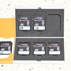 SDHCカード　CLASS4　8GB　8枚の画像