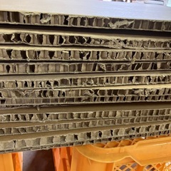 ダンボール長方形47.5×90㎝厚さ1.5㎝☆養生☆工作☆防災☆DIY☆中古品ダンボールの画像