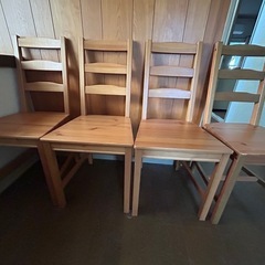 【受け渡し確定】IKEA ダイニングテーブルセットの画像