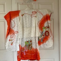 値下げ交渉OK！中古、七五三セット、7歳、傷ありの画像