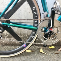 【超美品】TREK OCLV 5500 フルカーボン　カーボンホイール　20速　ロードバイク　CT530mmの画像