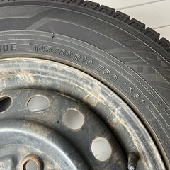 冬タイヤ　145/80r13 4本セットの画像