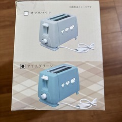 新品未使用　トースターの画像