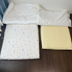 ベビー布団 大小 セット 敷布団 掛け布団 シーツの画像