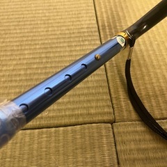 未使用新品◾️折り畳み可能　5段階調整可能　軽量アルミステッキその1　ブルー　替えゴム付き　主に男性向きの画像