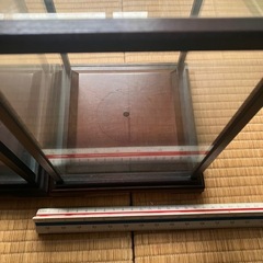 ガラス板　ケース23×15 底は17cm3つの画像
