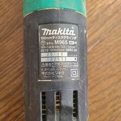 マキタ　ディスクグラインダーの画像