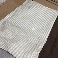 ニトリ 敷布団 カバー付 圧縮袋つき付の画像