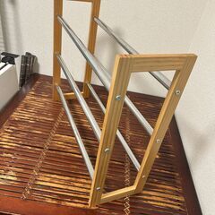 シューズラック　棚　伸縮の画像