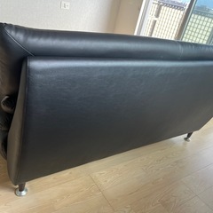 サコダ　三人掛けソファ　オットマン付き　※引取希望10/22（水）18時以降の画像