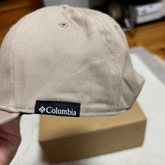引取限定コロンビアキャップベージュ色の画像