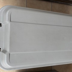 【10/19(日)限定★値下げ】トランクカーゴ　コンテナボックス　収納ボックス  50L グレー  2点セットの画像