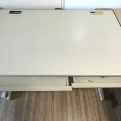 【無料】事務机　グレーの画像