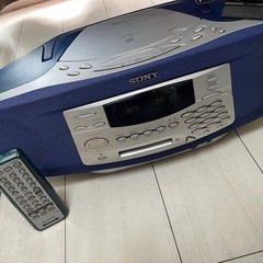 SONY  MD/CD/ラジカセ　ZS-M35   1999年頃製　CD再生不可/MD再生OKの画像