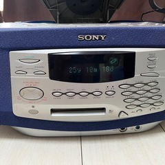 SONY  MD/CD/ラジカセ　ZS-M35   1999年頃製　CD再生不可/MD再生OKの画像