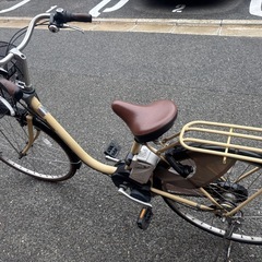 Panasonic ビビ・L 電動アシスト自転車 クリーム色 Panasonic ビビ・L 電動アシスト自転車 クリーム色