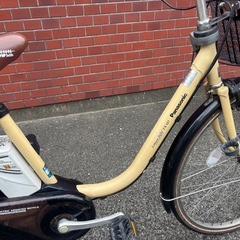 Panasonic ビビ・L 電動アシスト自転車 クリーム色 Panasonic ビビ・L 電動アシスト自転車 クリーム色