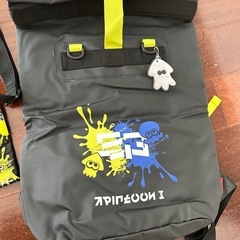 スプラトゥーンバッグ2点、フード付きタオルの画像