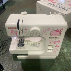 ジャノメ ハローキティ　コンパクトミシンの画像