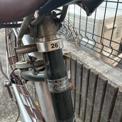 サイクルベースあさひアルエットU 26インチ グリーン Alouette Uカゴ付き自転車 ママチャリの画像
