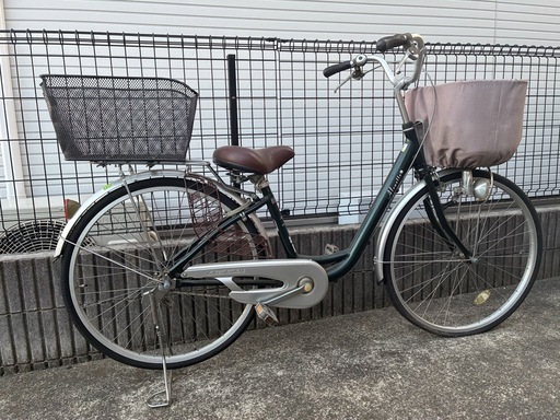 あさひアルエットU 26インチ グリーン Alouette Uカゴ付き自転車 サイクルベースあさひアルエットU 26インチ グリーン Alouette U