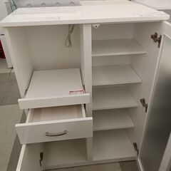 ★リユースのサカイ千葉中央店★ ニトリ レンジ台  H115×D40×W80 クリーニング済み TC4977の画像