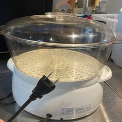 【引き取り限定】中古品　電気蒸し器　スチームクッカーの画像