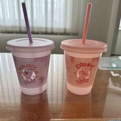 一番くじ　BT21タンブラー　あつ森お皿の画像