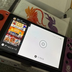 【傷無し動作確認済】Switch 有機EL ポケモン　スカーレット・バイオレットエディション   の画像