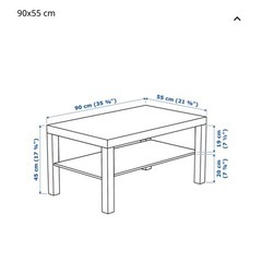 ikea  コーヒーテーブル LACK の画像