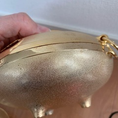 香炉　茶釜　24金メッキ　仏具の画像