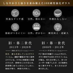 スマホの強化ガラス（AQUOS R9）の画像