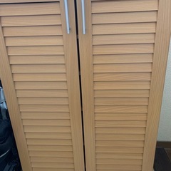 【即決2,000円】木製6段靴箱／目立つ傷なし／船堀受け渡しの画像