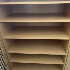 【即決2,000円】木製6段靴箱／目立つ傷なし／船堀受け渡しの画像
