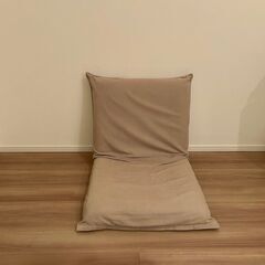 【無印良品】座いす　大　洗いざらしの綿帆布の画像