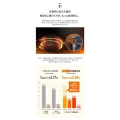 炊飯器 3合炊き 4合炊き 低温調理 早炊き マイコン おしゃれ 多機能 24時間予約 保温 お手入れ簡単 コンパクト 小容量 新生活 ホワイトの画像