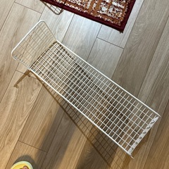 白　S字　棚の画像