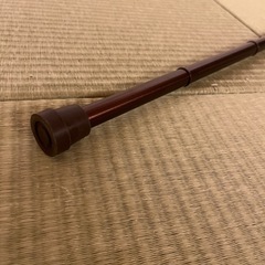 未使用保管品　新品同様◾️4段階調整可　軽量アルミステッキその3　ブラウン　替えゴム付き　主に女性向きの画像
