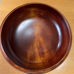 【新品　未使用】大蔵物産　トチの木の器1の画像