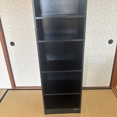 カラーボックス　黒の画像