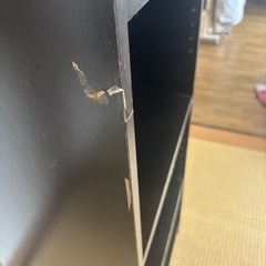 カラーボックス　黒の画像