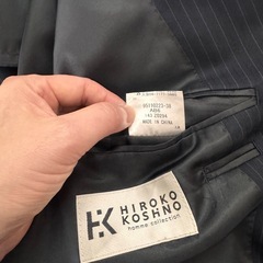 コシノヒロコ ダークネイビー メンズスーツ の画像