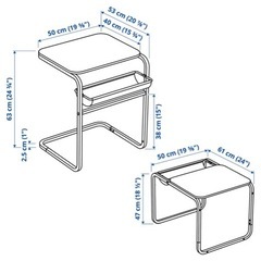 IKEAサイドテーブル（オルセロード）の画像