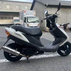 アドレスV125 マフラー社外beam's（配送サービスあり）の画像