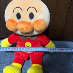 アンパンマン ぬいぐるみ 座ったじょうたいで状態で約40センチの画像