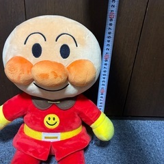 アンパンマン ぬいぐるみ 座ったじょうたいで状態で約40センチの画像