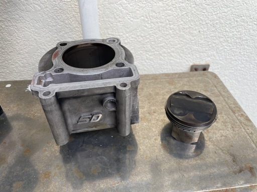 シグナス　63mmSDアルミセラミックシリンダー ピストン