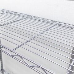 メタルラック 5段 幅74×奥行34×高さ152cm スチールラック 高さ調整可能 棚 札幌 西野店の画像