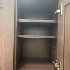 【リユ-スのサカイ広島石内店】ジモティ割！３枚扉食器棚/クリ-ニング済み/HG-7578/広島市 家具　佐伯区 家具　南区 家具　西区 家具　東区 家具　中区 家具　安佐南区 家具　安佐北区 家具　安芸区 家具　府中町 家具　海田町 家具　熊野町 家具　坂町 家具　廿日市市 家具																	【リユ-スのサカイ広島石内店】ジモティ割！３枚扉オープンボード/クリ-ニング済み/HG-6979/広島市 家具　佐伯区 家具　南区 家具　西区 家具	 																		の画像